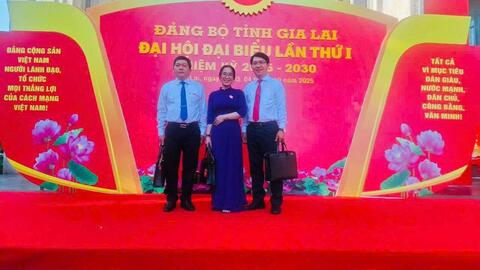 Đại biểu Đảng bộ xã Phù Mỹ Bắc tham dự Đại hội Đại biểu Đảng bộ tỉnh Gia Lai lần thứ I, nhiệm kỳ 2025-2030